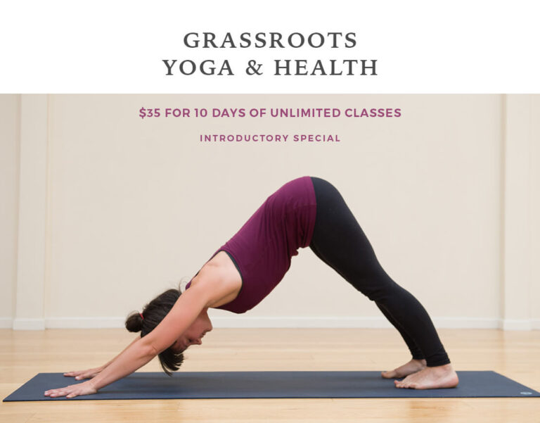 Grassroots Yoga The Tannery Introductory Special